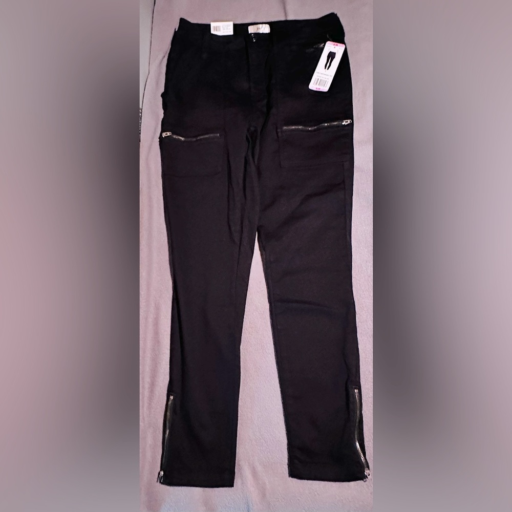 Joie Contemporary Fit Zipped Black Cargo Pants Size 6/28 New With Tags